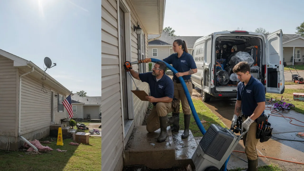Ceiling Water Damage Restoration in Arkoma, OK near me